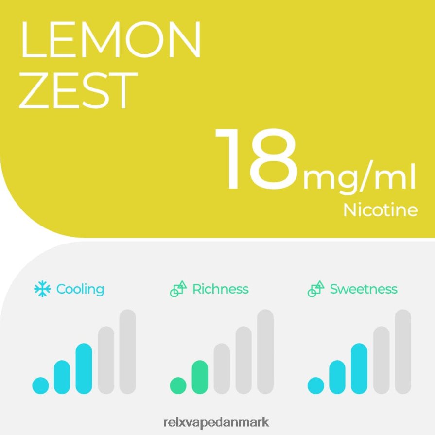 citronskal RELX pod pro - 2 bælg - RELX pods flavors V64XDP19