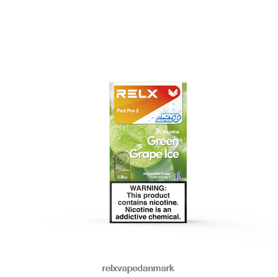 grønne druer RELX pod pro 2 - 3 bælg - RELX vape review V64XDP118
