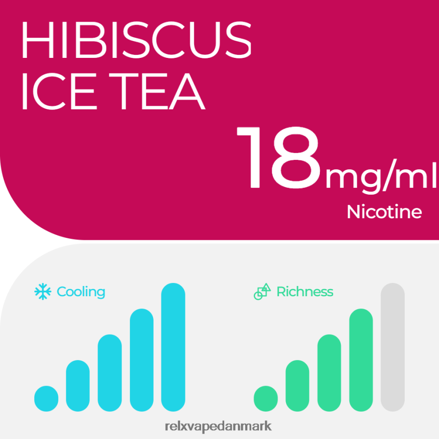 hibiscus iste RELX pod pro - 2 bælg - RELX vape københavn V64XDP15