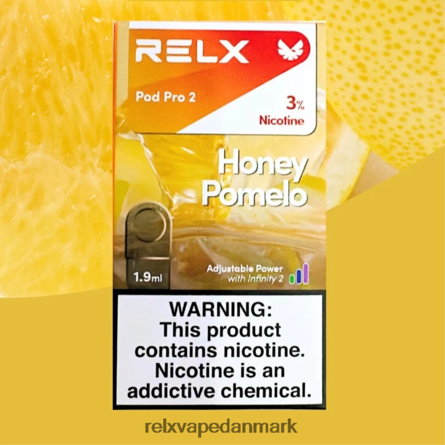 honning pomelo RELX pod pro 2 - 3 bælg - RELX pods flavors V64XDP120