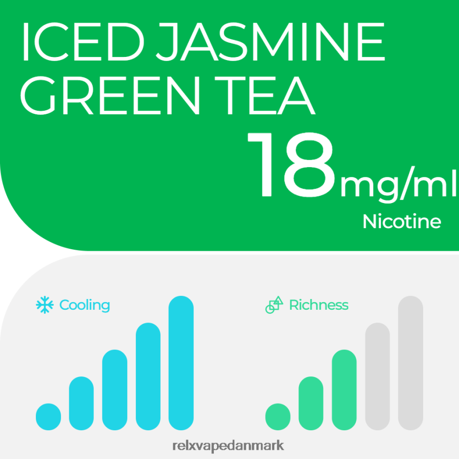 is-jasmin grøn te RELX pod pro - 2 bælg - RELX vape Danmark V64XDP13