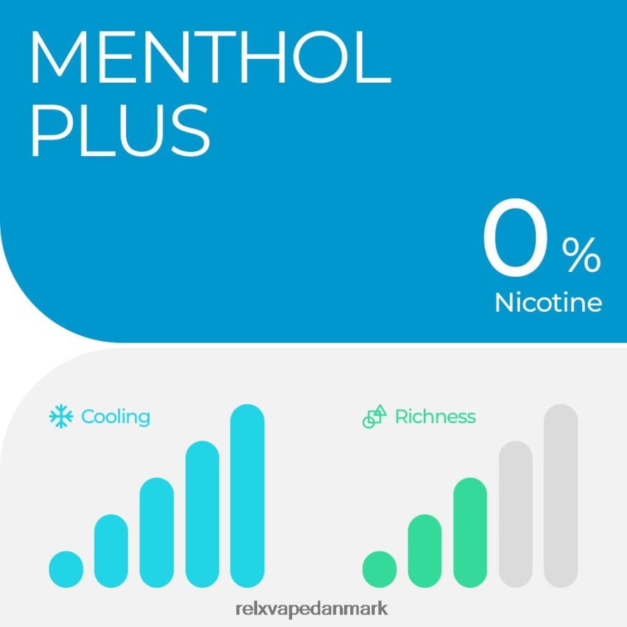 mentol plus RELX pod pro - 2 bælg - RELX vape Danmark V64XDP23