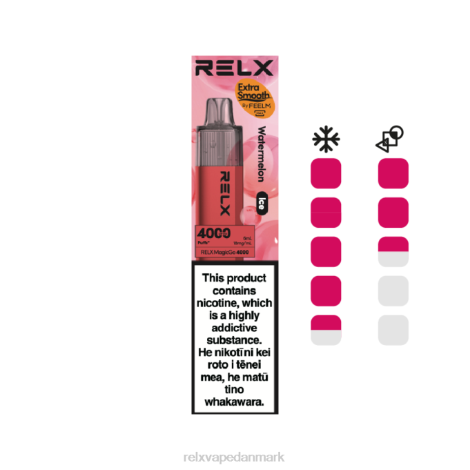 Relx Vape Pods - RELX MagicGo 4000 engangs vape vandmelon (is) R40D7