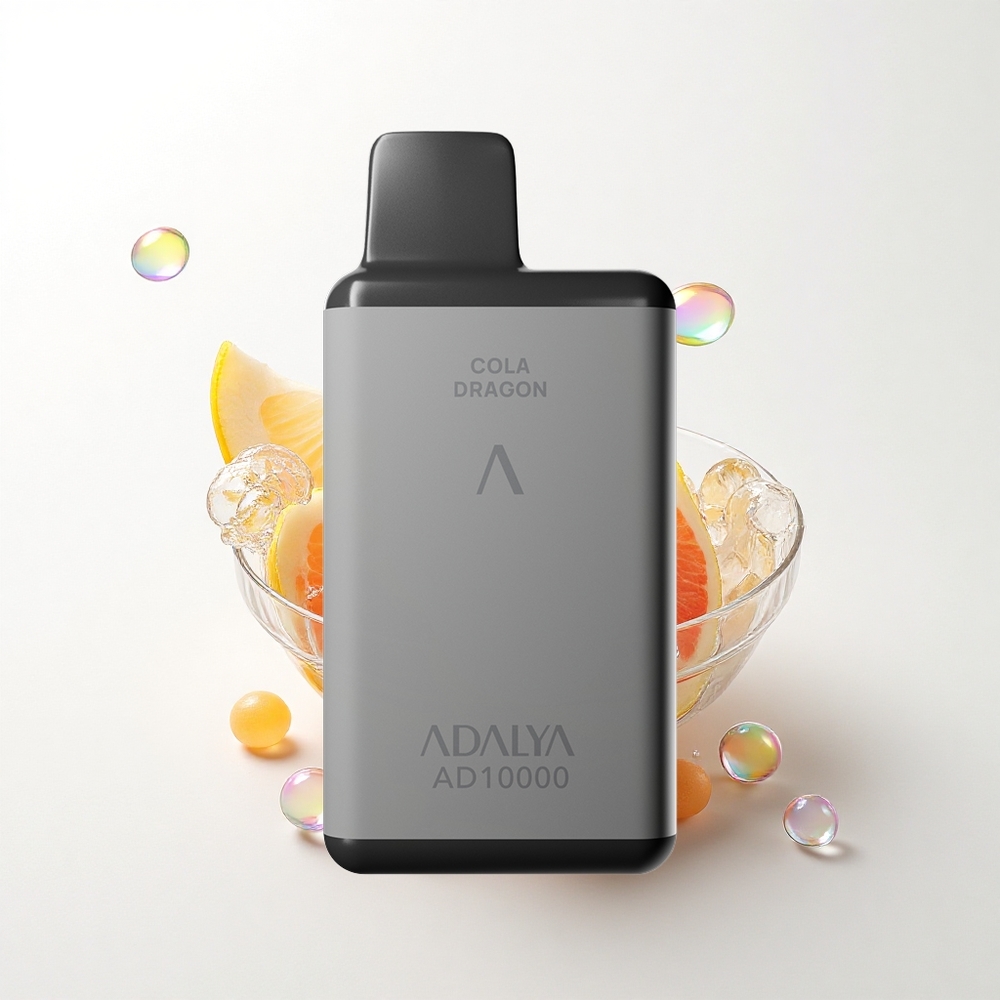 Adalya AD 10000 Puffs Kærlighed 66 Grå Rum Aluminium 650 mAh