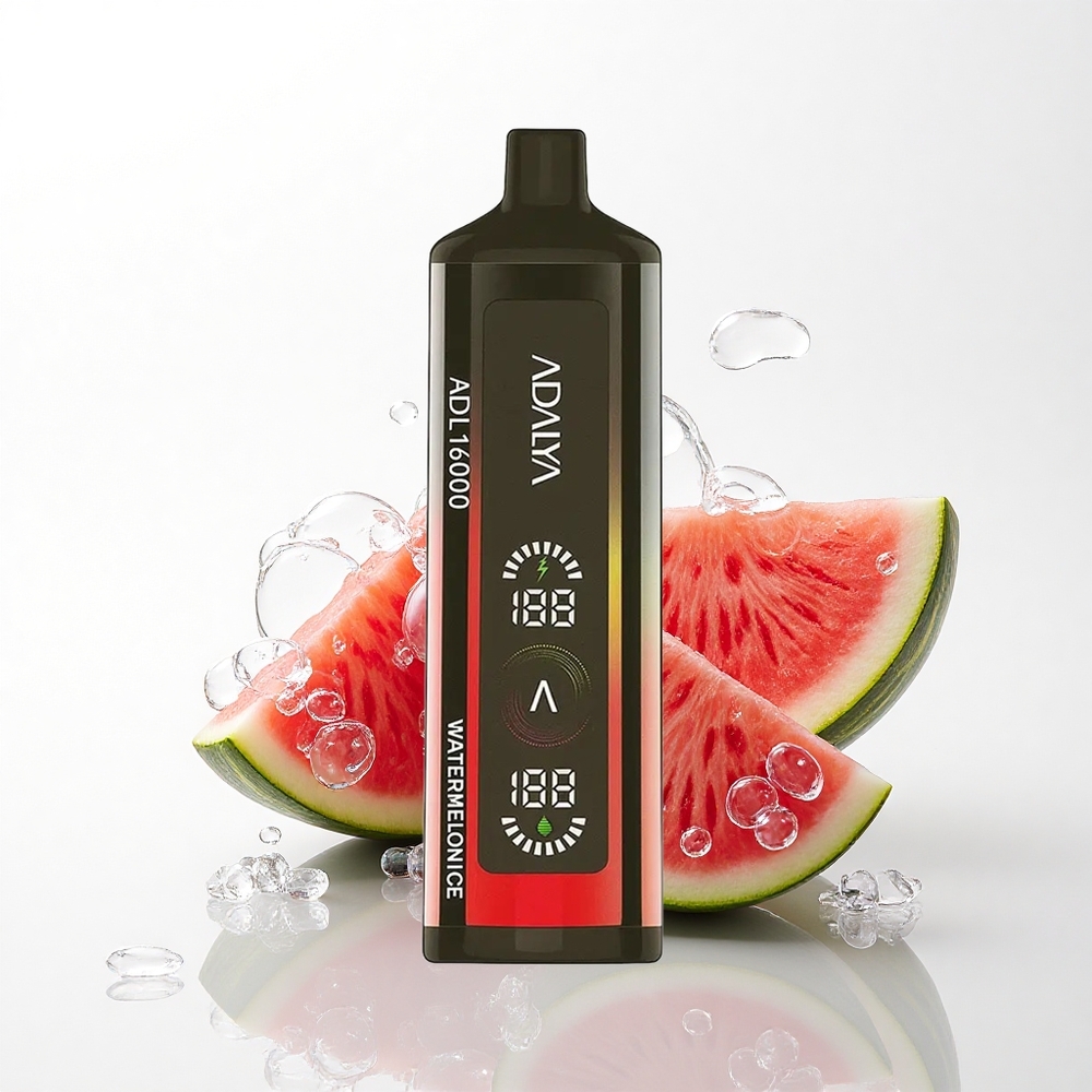 Adalya ADL 16000 PRO Puffs Vandmelon Is med 25ml e-væske og 1000 mAh