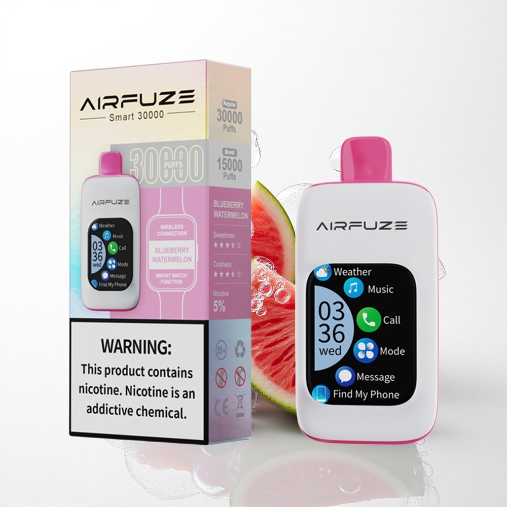 AirFuze Smart 30000 Puffs Blåbær Vandmelon 5% Nikotin 900mAh