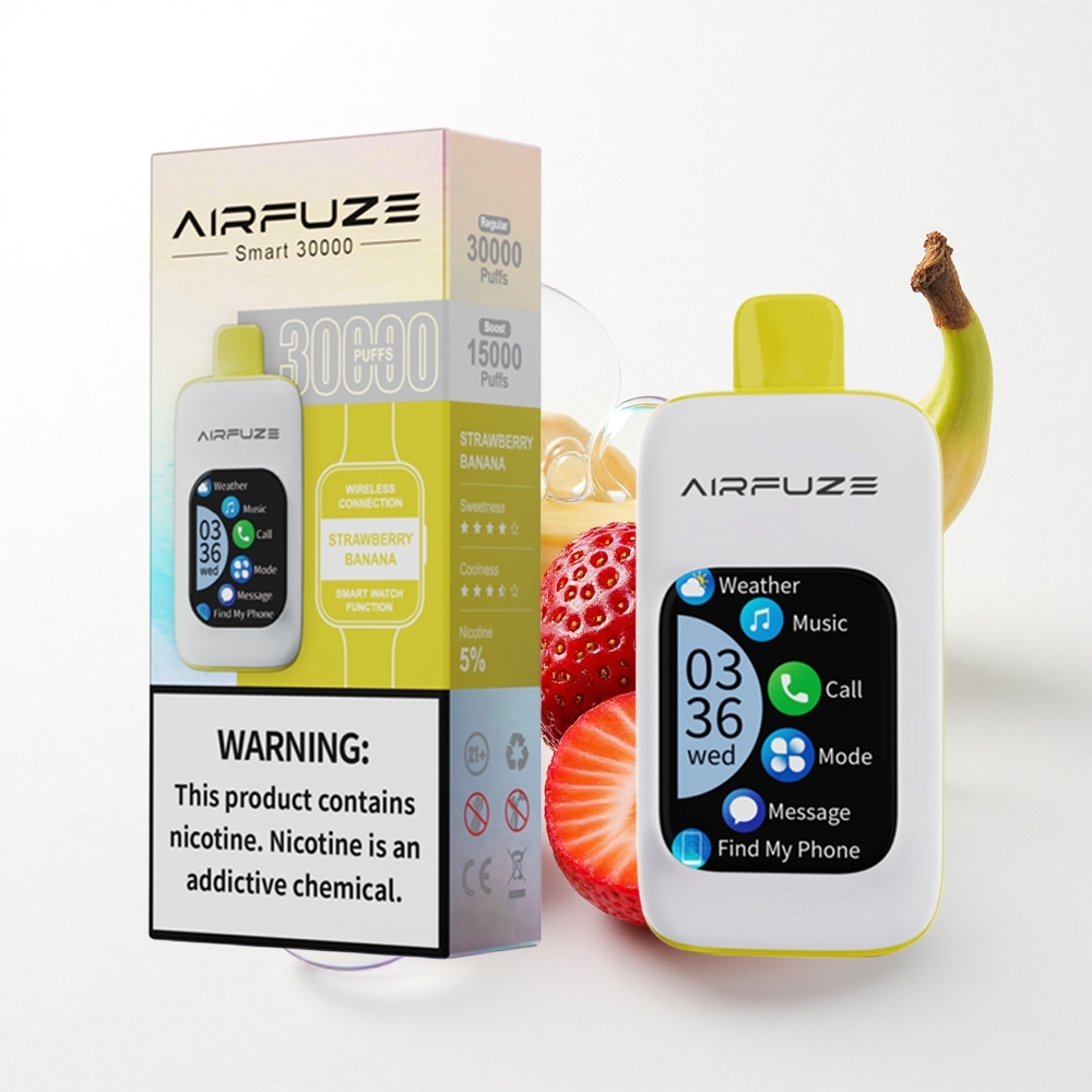 AirFuze Smart 30000 Puffs Jordbær-Banan Type-C 900mAh