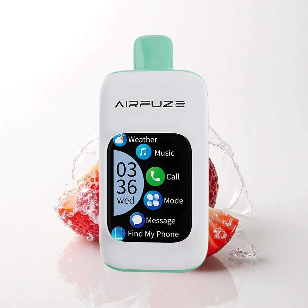 AirFuze Smart 30000 Puffs Jordbær Sommertid 5% Nikotin 900mAh