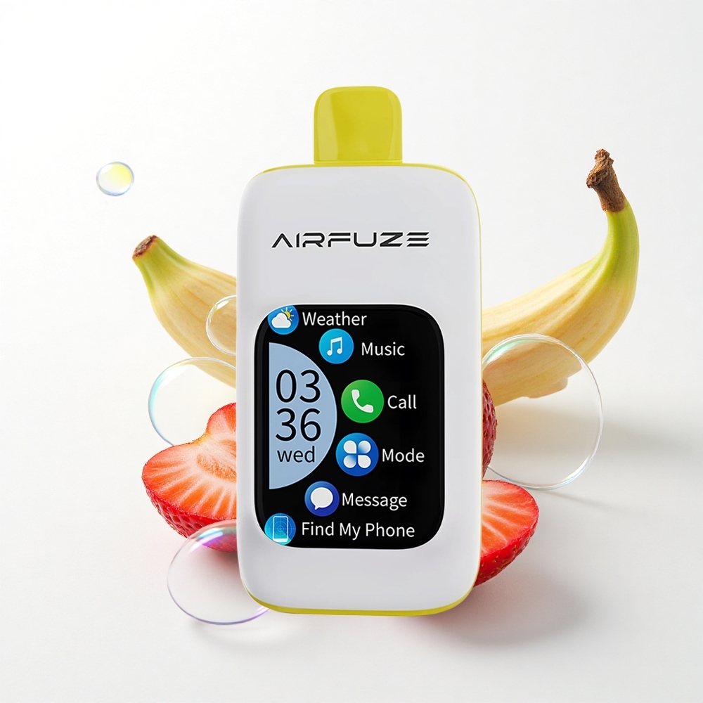 AirFuze Smart Pro 40000 Puffs Jordbær Banan 900mAh 20ML 2% Nikotin