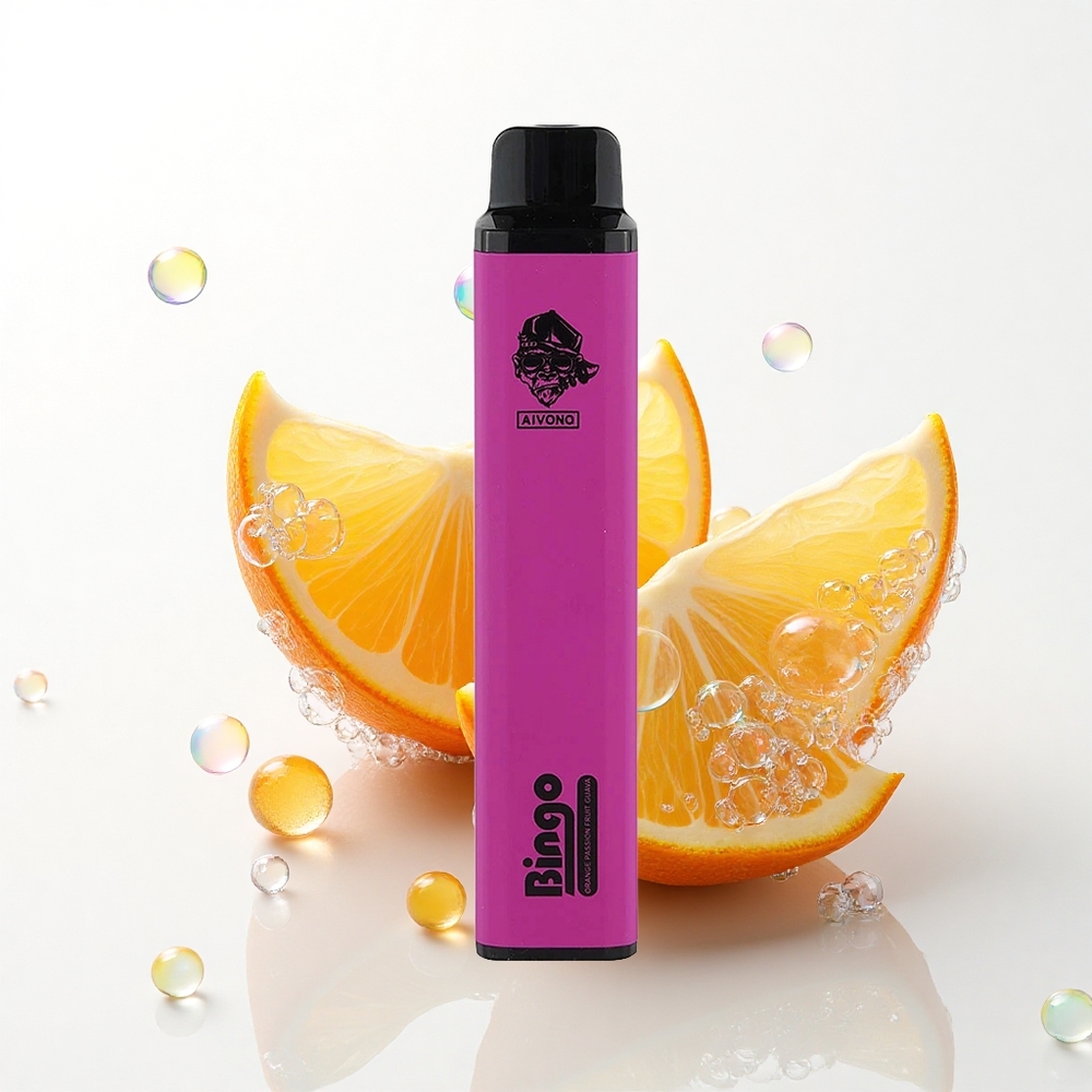 Aivono Aim Bingo 4000 Puffs Appelsin Passionsfrugt Guava 1000mAh 10mL 5% nikotin