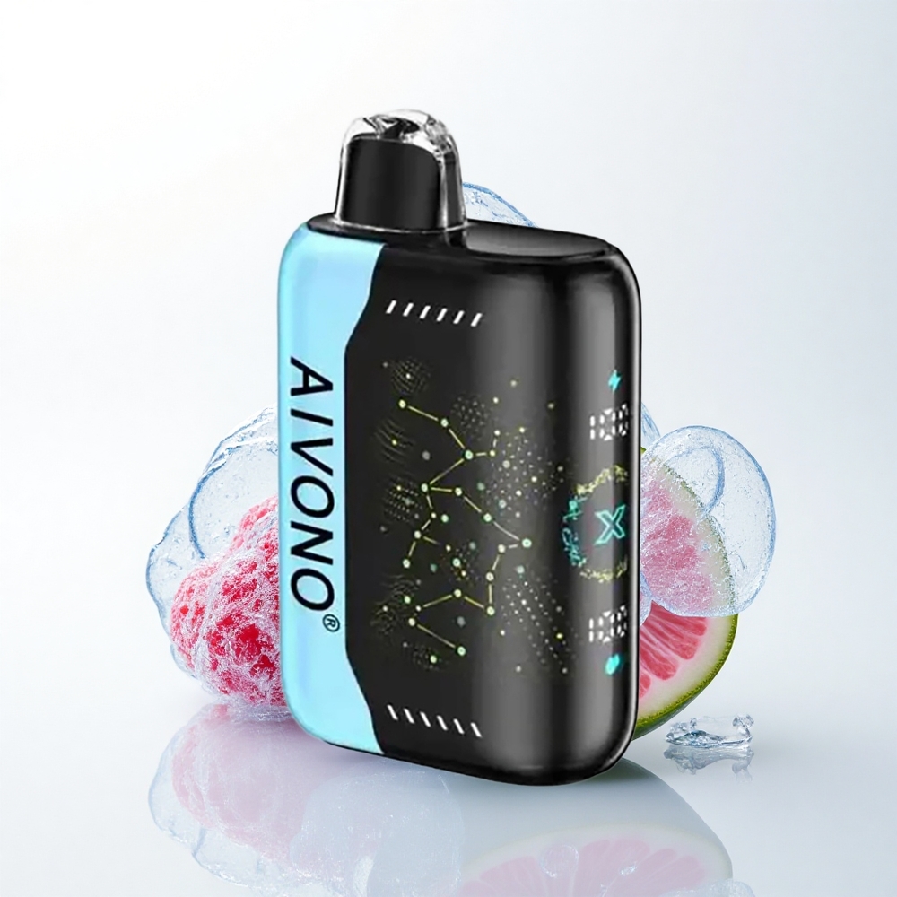 Aivono Aim Boom 25000 Puffs Blå Hindbær Is 650mAh 0% Nikotin