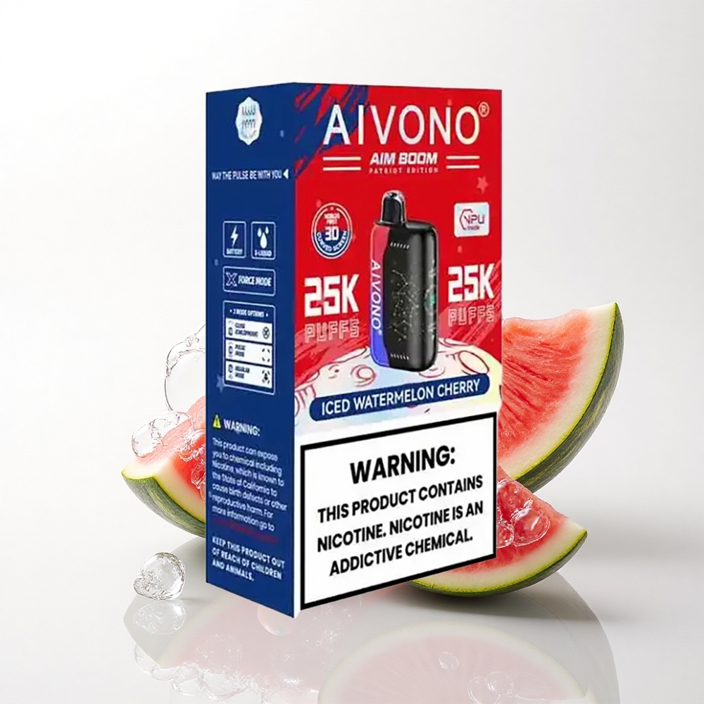 Aivono Aim Boom 25000 Puffs Is Vandmelon Kirsebær 650mAh