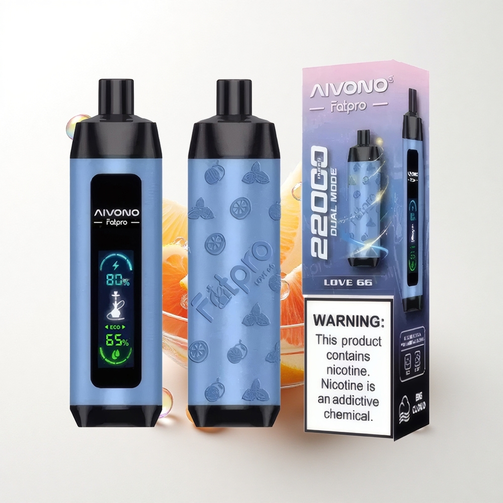 Aivono Aim Fatpro 22000 Puffs Kærlighed 66 5% Nikotin 600mAh Dual Modes