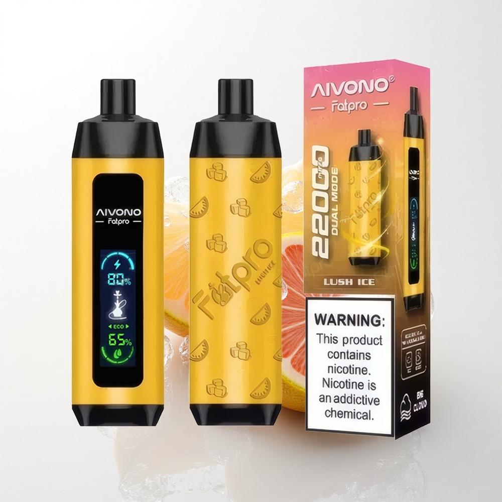 Aivono Aim Fatpro 22000 Puffs Lush Is med 5% nikotin og 600mAh