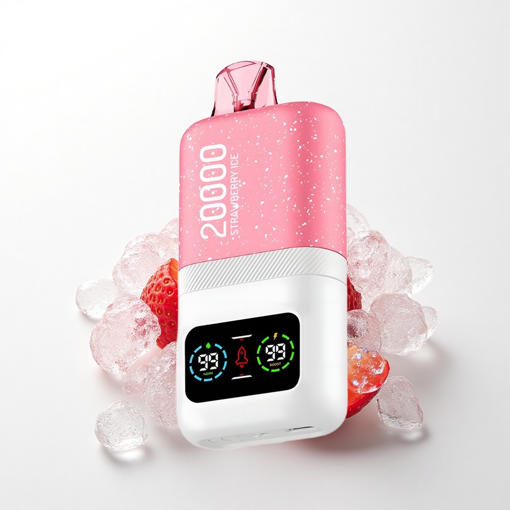 Aivono Aim Magic 20000 Puffs Jordbær Is Type-C 600mAh Dual Mesh