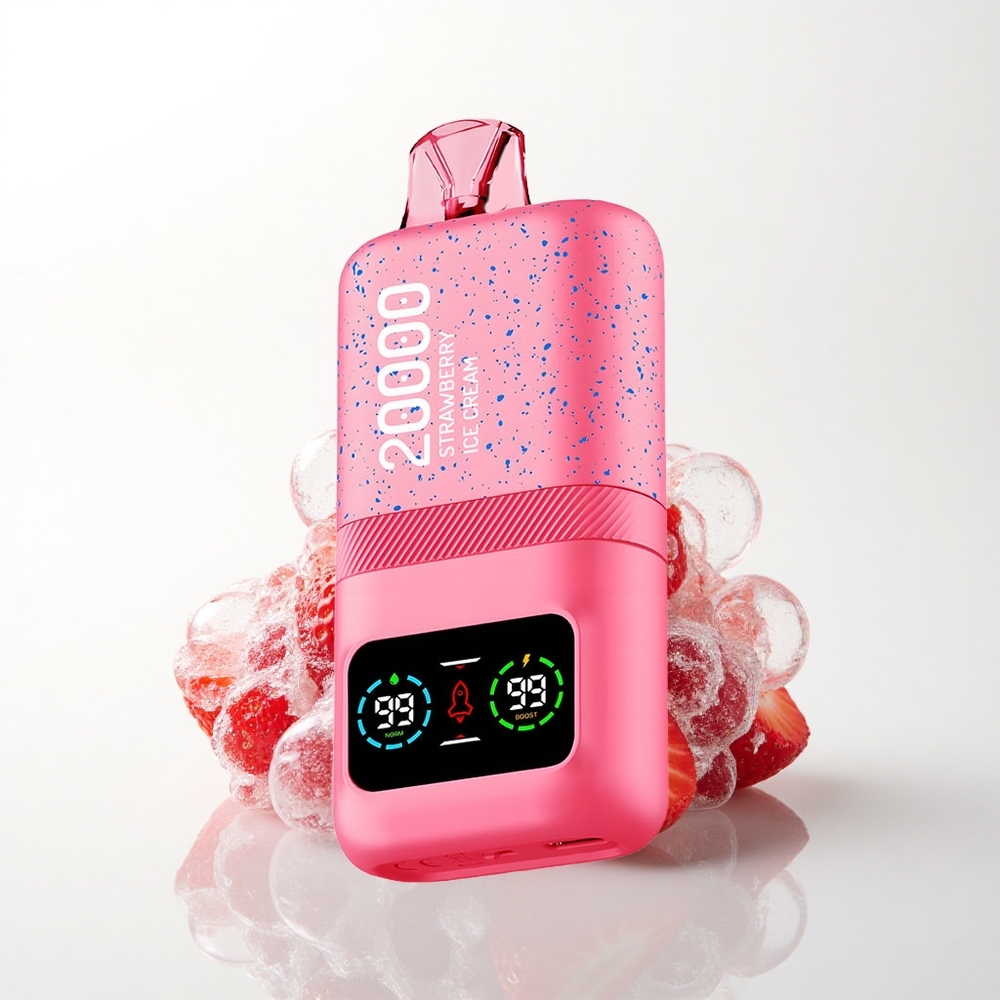 Aivono Aim Magic 20000 Puffs Jordbær Iscreme Dual Mesh 600mAh 5% Nicotin