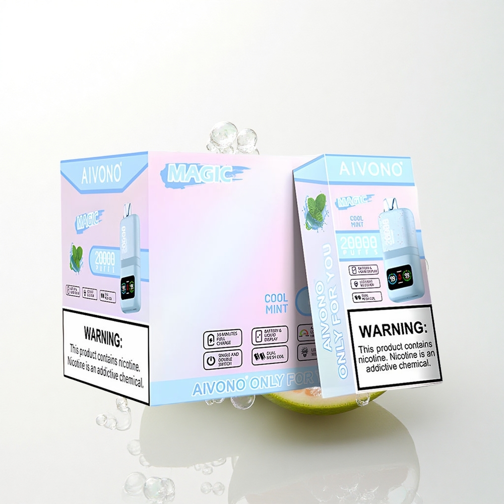 Aivono Aim Magic 20000 Puffs Kølig Mynte 5% Nikotin 600mAh Dual Mesh
