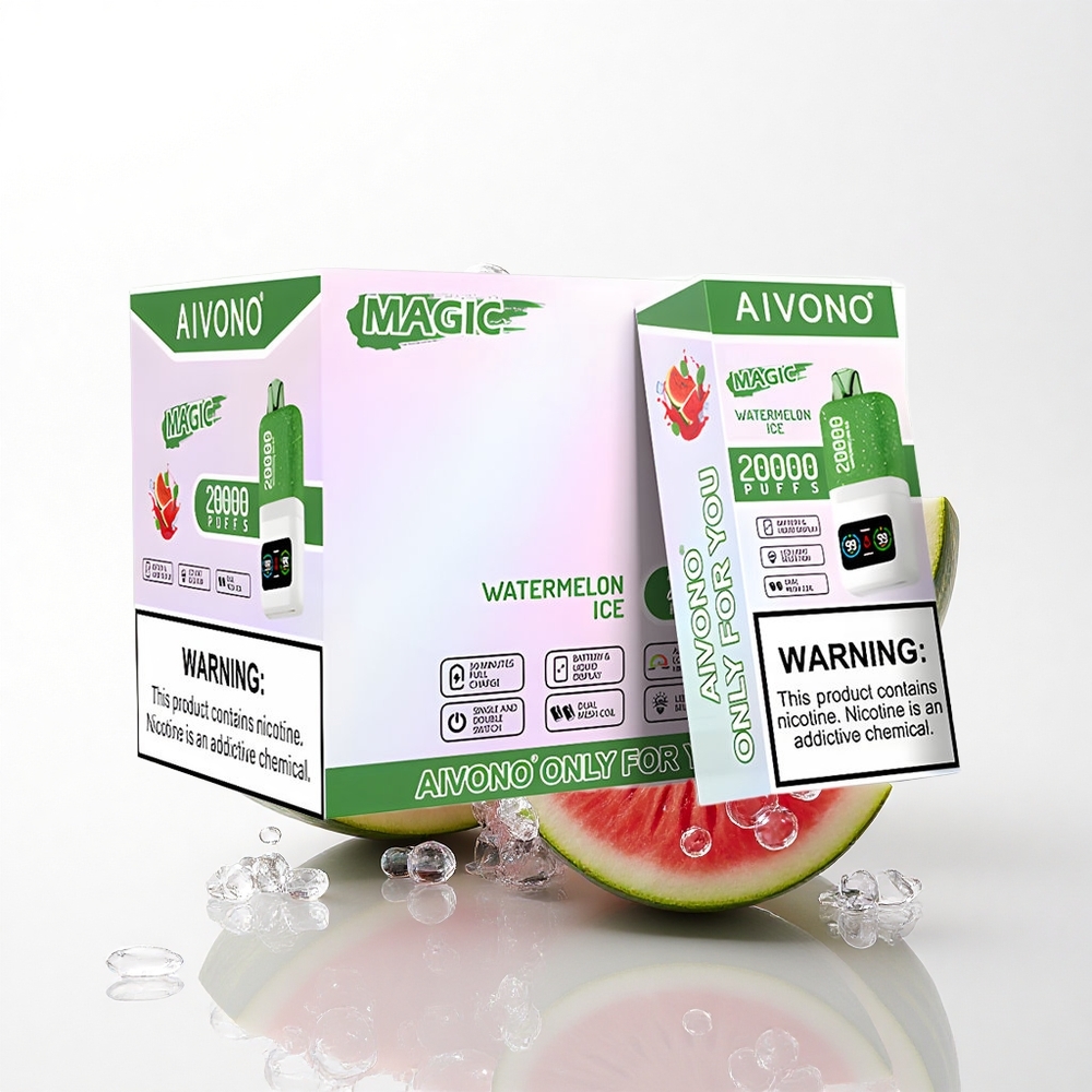 Aivono Aim Magic 20000 Puffs Vandmelon Is med 5% nikotin og 600mAh batteri