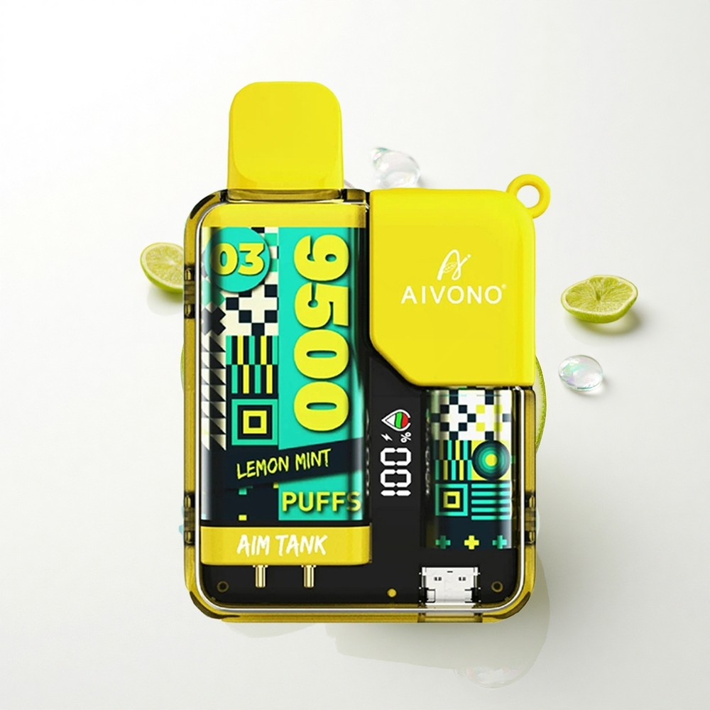 Aivono Aim Tank 9500 Puffs Citron Mynte 650mAh 18ml