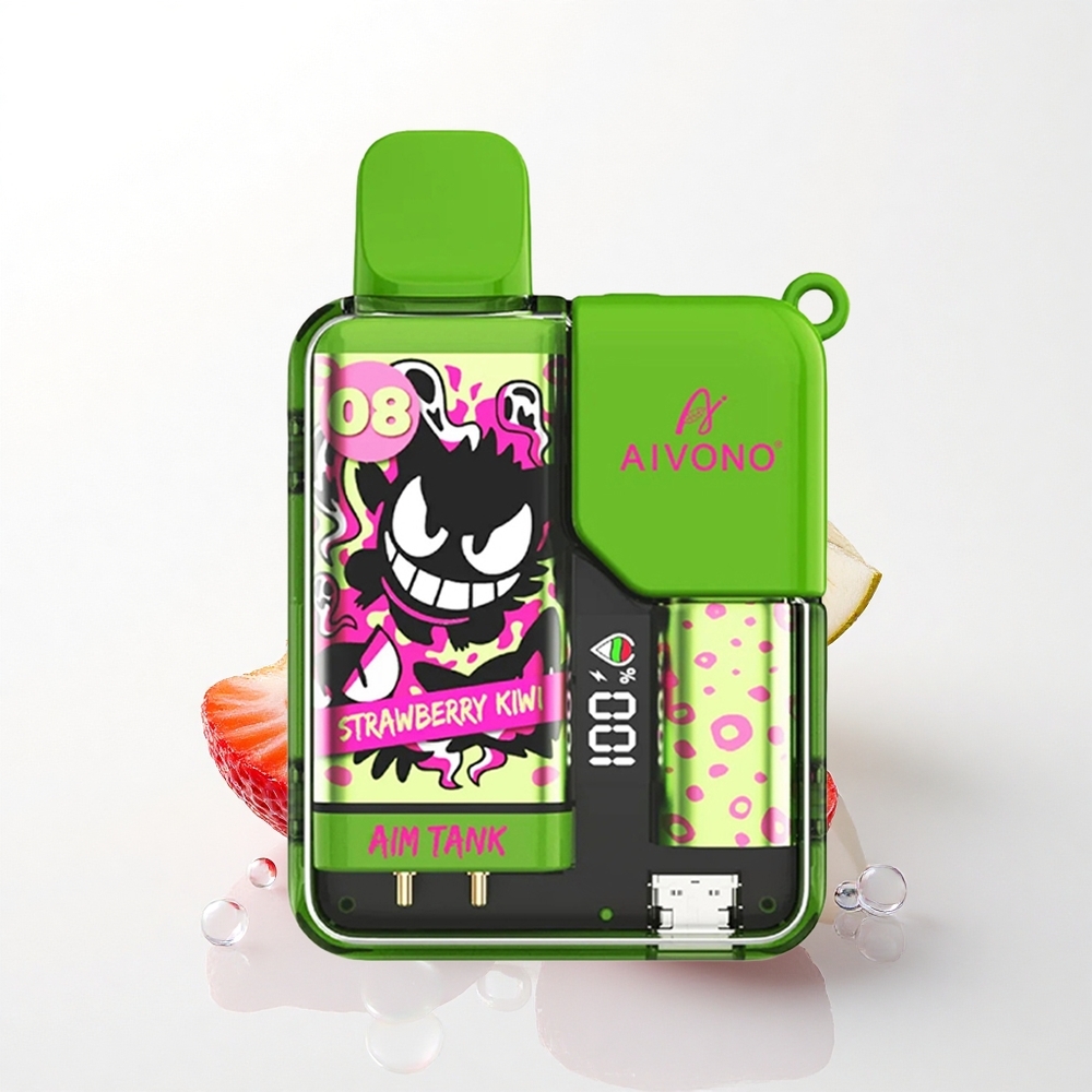 Aivono Aim Tank 9500 Puffs Jordbær Liwi 650mAh 1.2ohm Mesh Coil