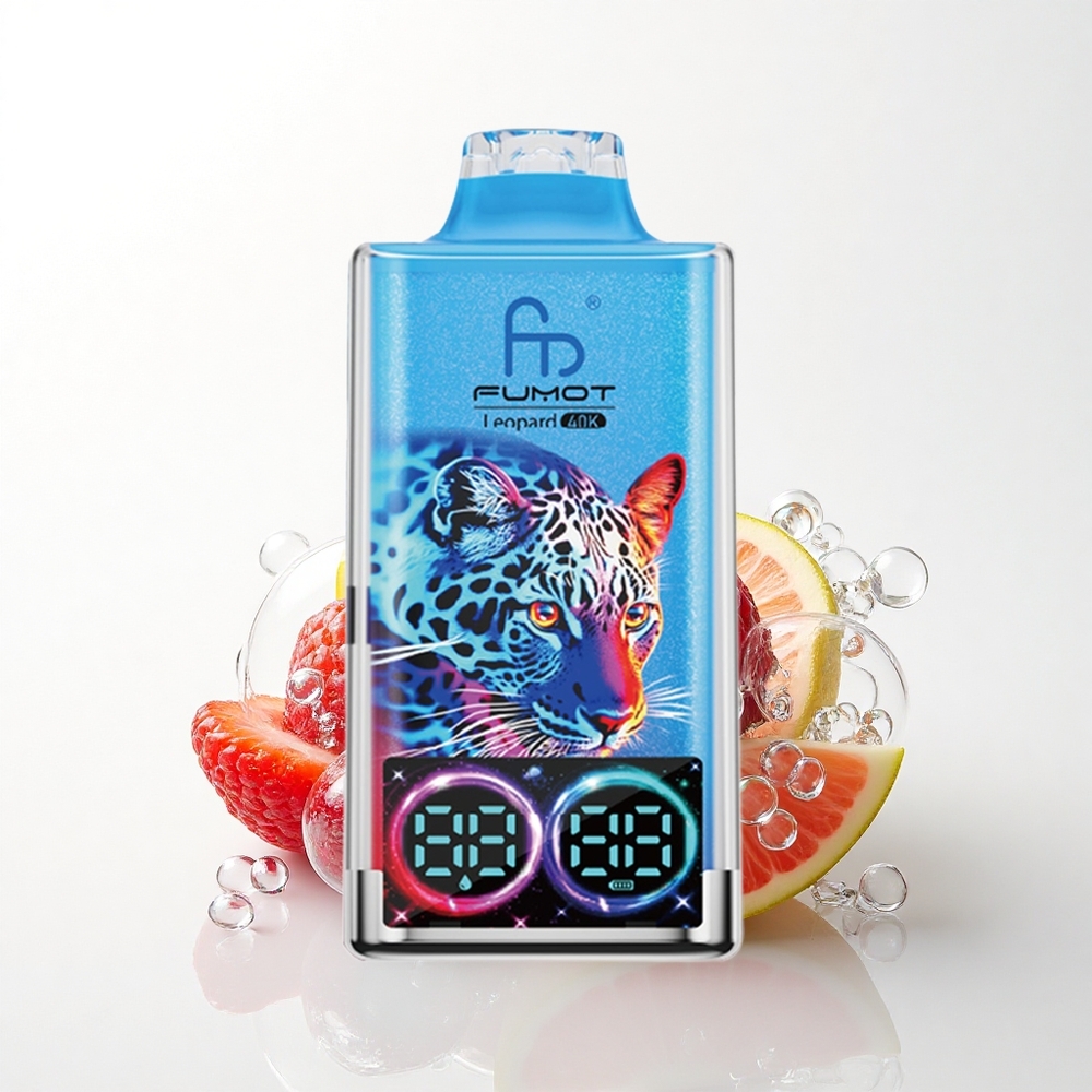 Fumot Leopard 40K Puffs Blandede Bær 5% Nikotin 700mAh Dual Mesh