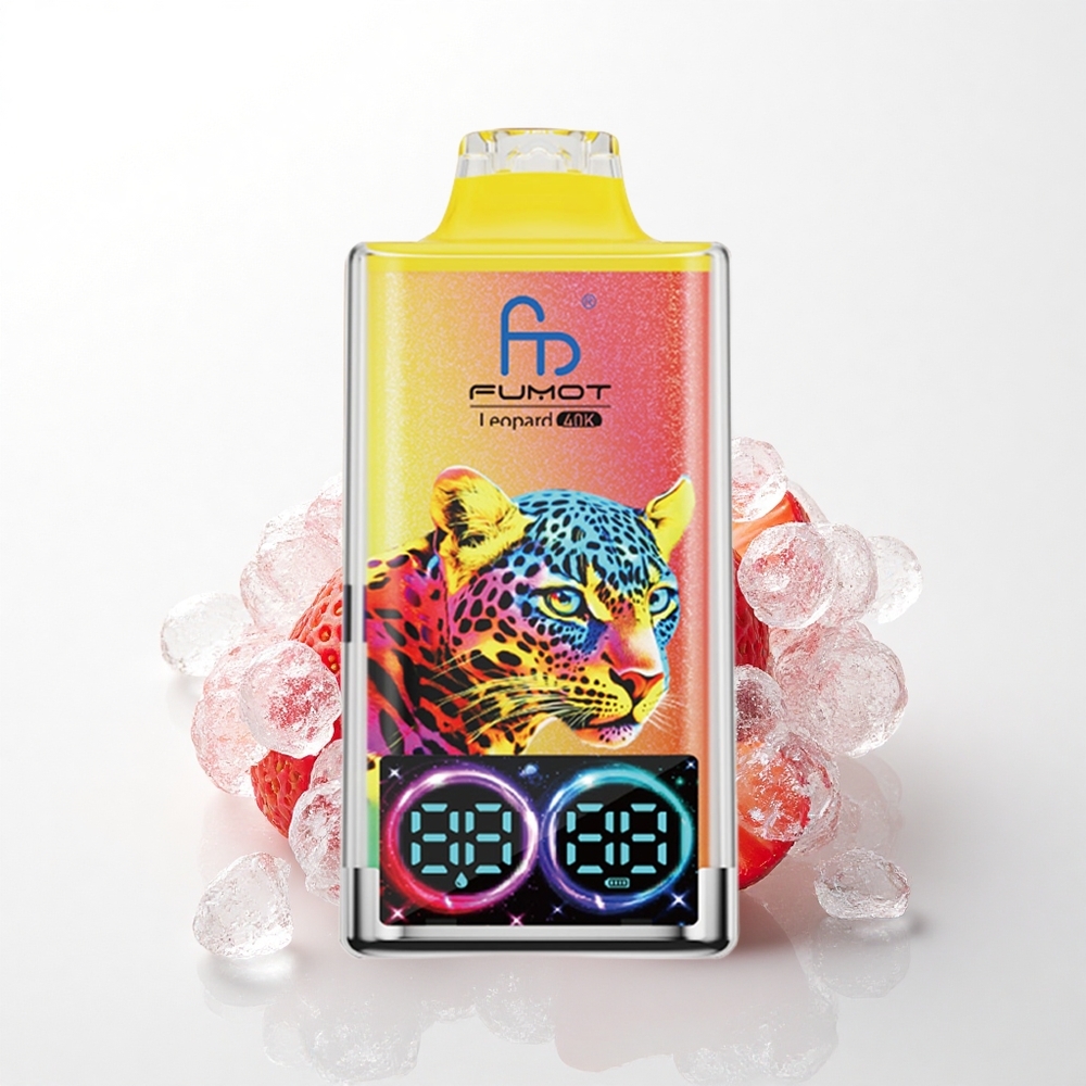 Fumot Leopard 40K Puffs Jordbær Is med 2% Nikotin og 700mAh
