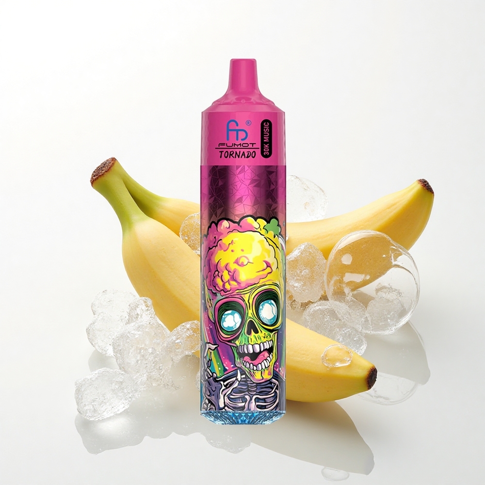 Fumot Randm Tornado 30000 Puffs Banan Is med 5% nikotin og 600mAh