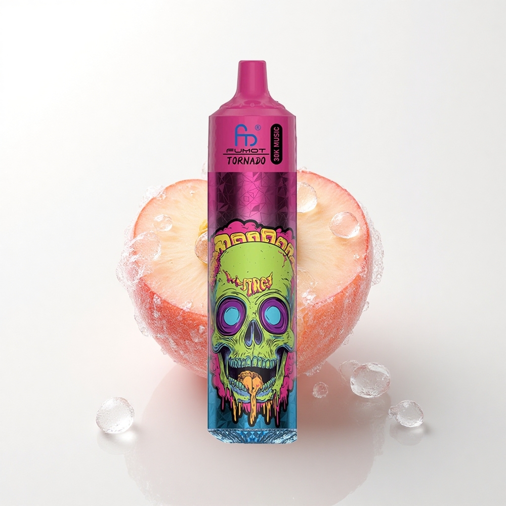 Fumot Randm Tornado 30000 Puffs Fersken Is med 30mL og 5% nikotin