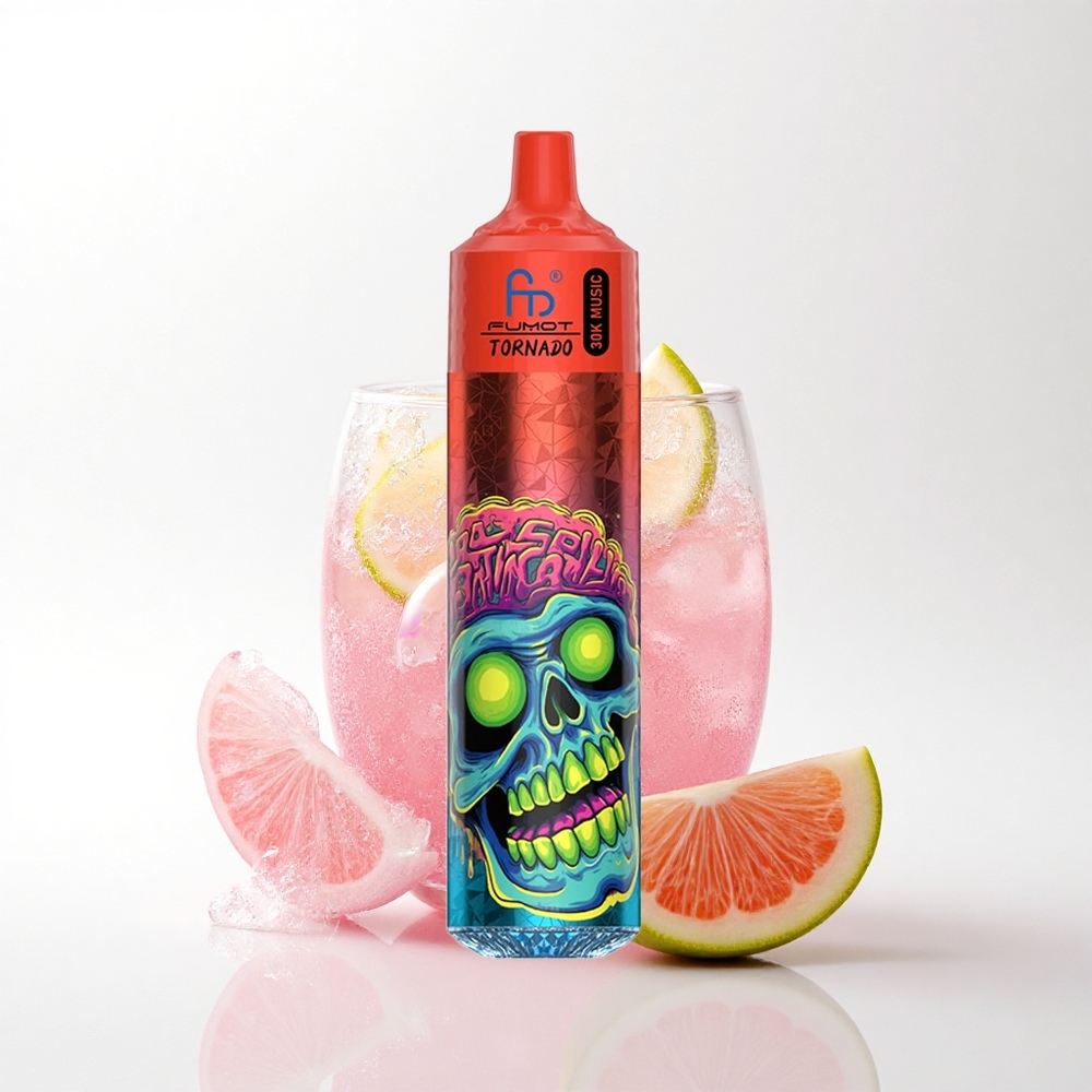 Fumot Randm Tornado 30000 Puffs Rosa Citronvand med 30mL og 5% nikotin