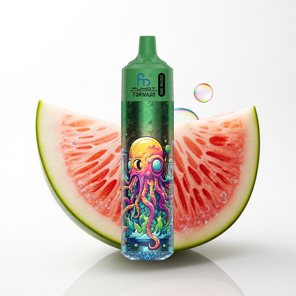 Fumot Randm Tornado 30000 Puffs Vandmelon Cantaloupe 30mL 5% nikotin 600mAh