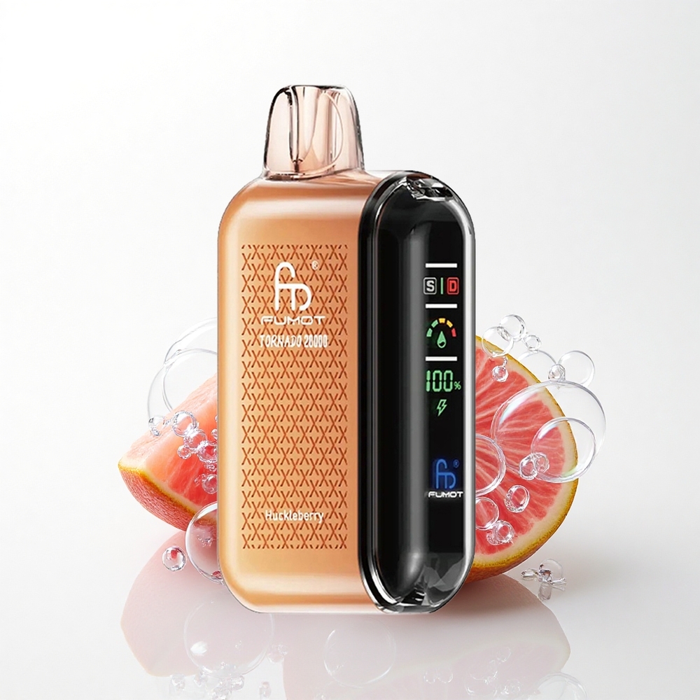 Fumot Tornado 20000 Puffs Bjørnebær Dual Mesh 20ml 850mAh 2% Nikotin