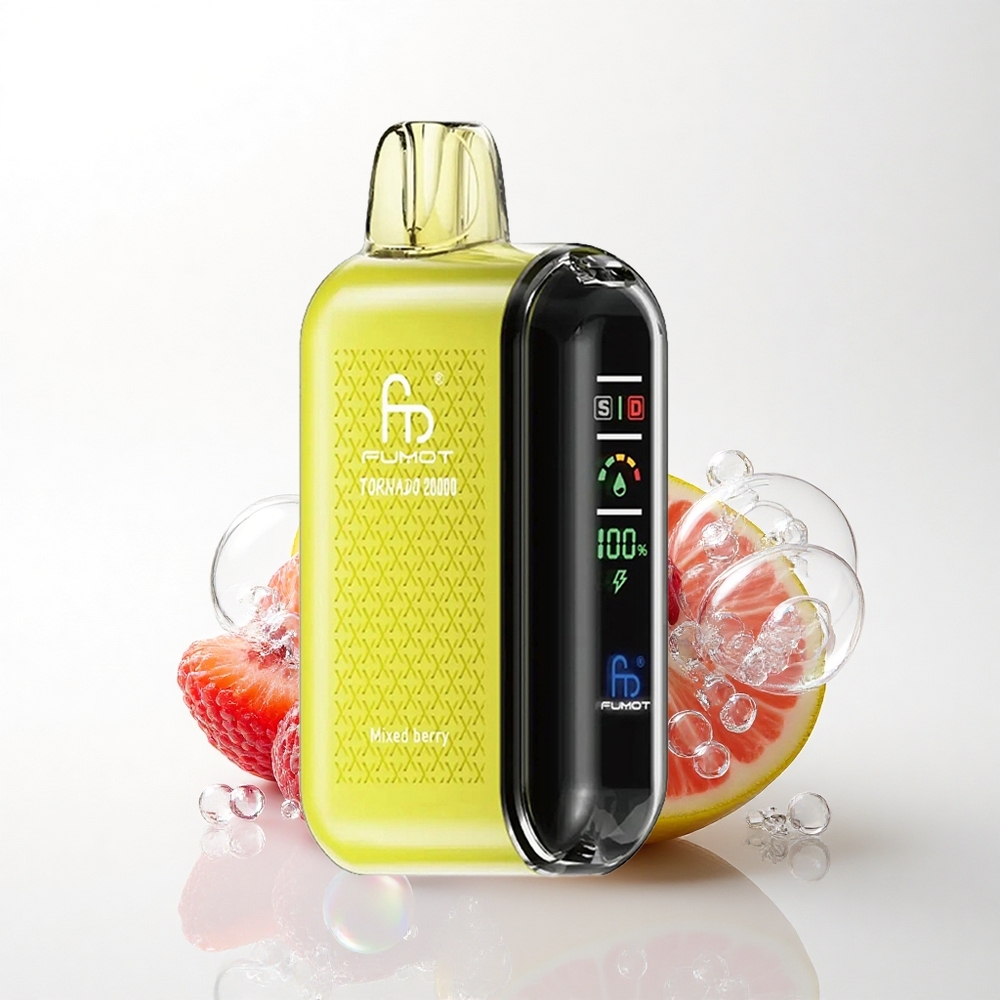 Fumot Tornado 20000 Puffs Blandet Bær Dual Mesh Coil 850mAh