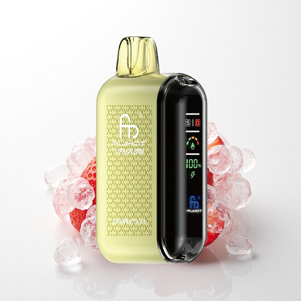 Fumot Tornado 20000 Puffs Jordbær Is Dual Mesh Coil