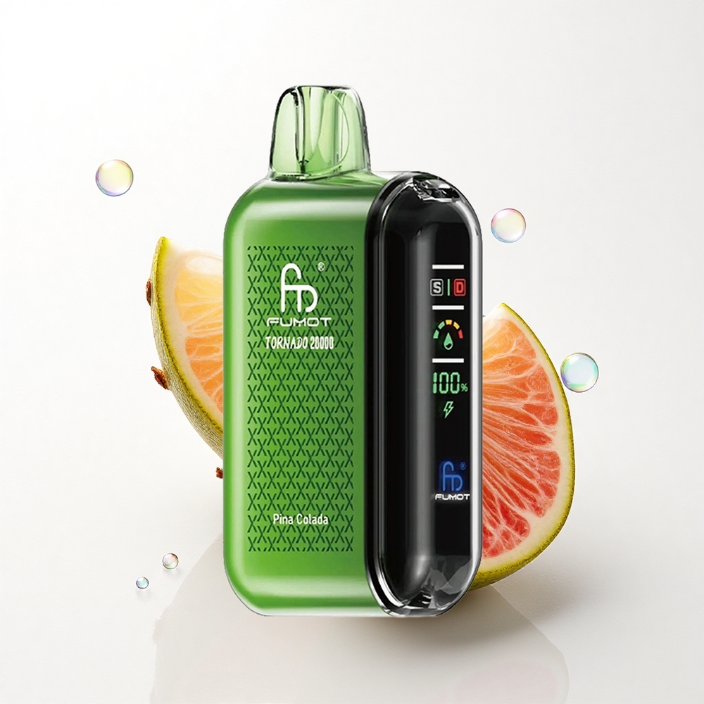 Fumot Tornado 20000 Puffs Pina Colada Dual Mesh Coil 850mAh
