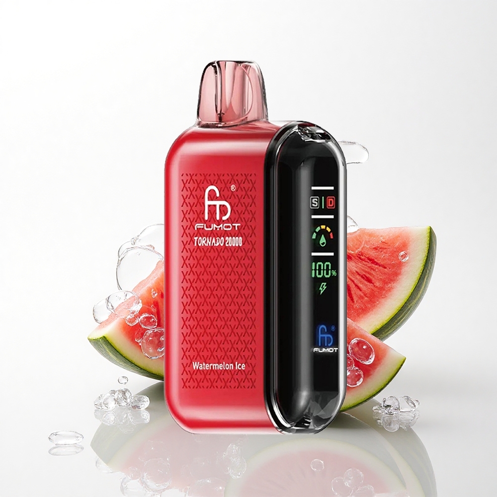 Fumot Tornado 20000 Puffs Vandmelon Is Dual Mesh Coil 850mAh
