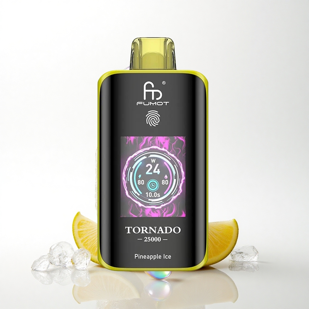 Fumot Tornado 25000 Puffs Ananas Is med 700mAh og 20ml