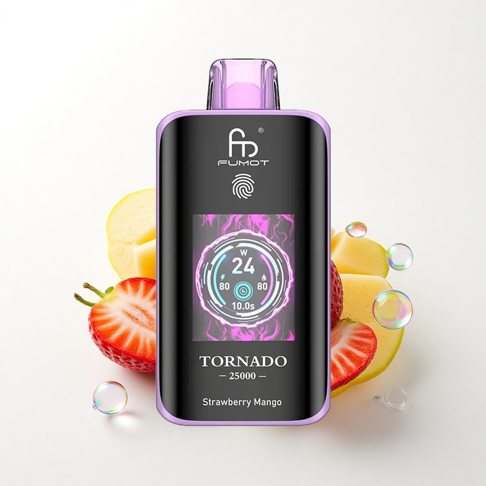 Fumot Tornado 25000 Puffs Jordbær Mango 700mAh 20ml