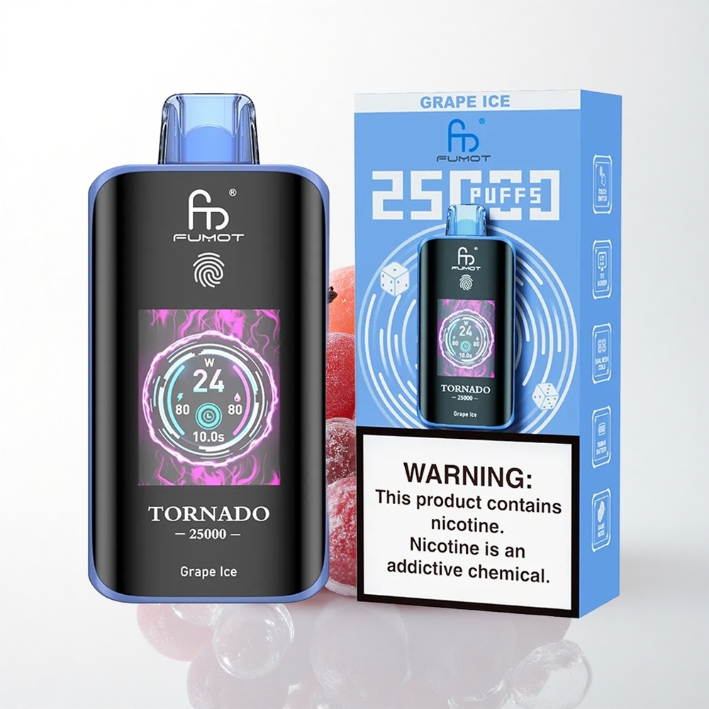 Fumot Tornado 25000 Puffs Vindrue Is med 700mAh og 20ml