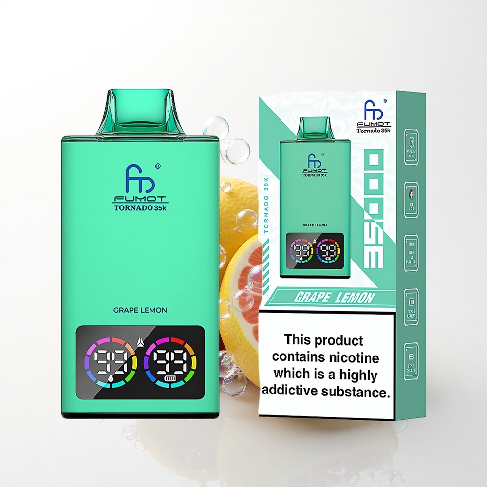 Fumot Tornado 35000 Puffs Vin Citron Dual Mesh 15ml 700mAh