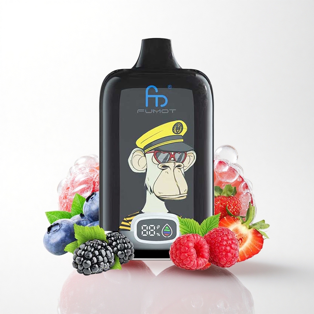 Fumot Tornado Digital Box 12000 Puffs Kirsebær Type-C 550mAh Mesh