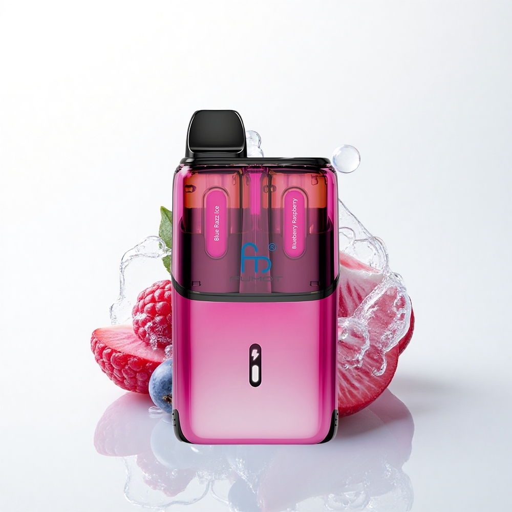 Fumot Ultra T32000 Puffs Blå Hindbær Is - Blåbær Hindbær med 800mAh og 20mg nikotin