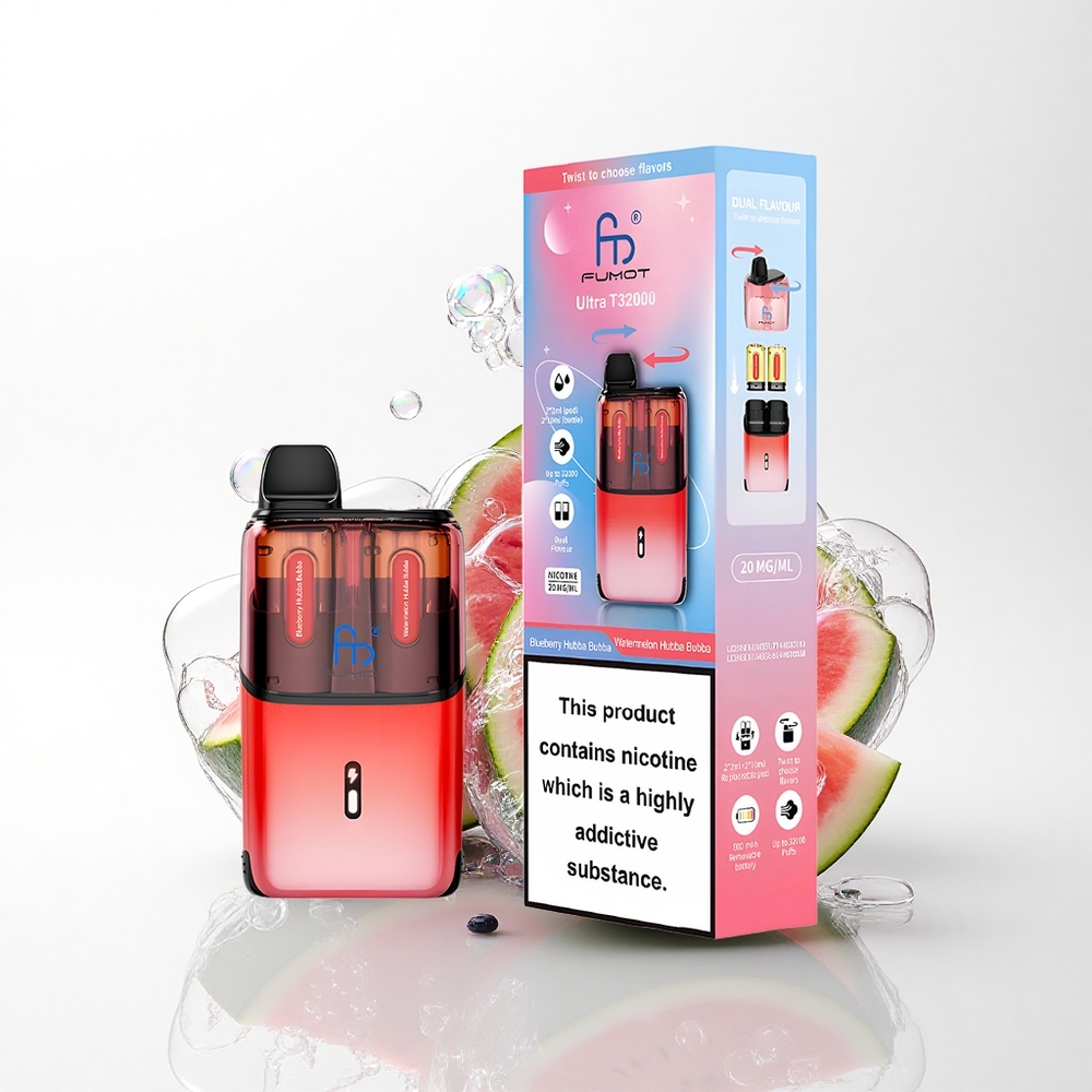 Fumot Ultra T32000 Puffs Fumot Ultra T32000 Engangsvape - Vandmelon 800mAh 24ml Mesh Coil