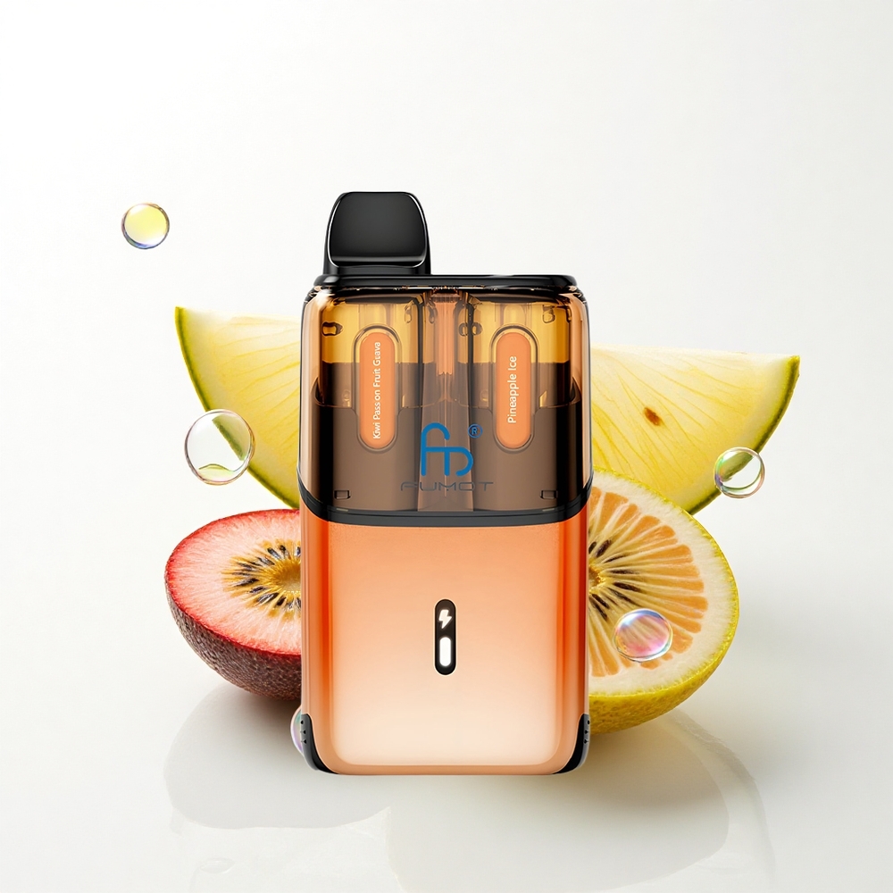 Fumot Ultra T32000 Puffs Kiwipassionfrugt Guava - Ananas Is med 20mg nikotin og 800mAh