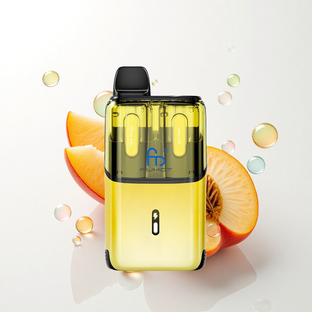 Fumot Ultra T32000 Puffs Tredobbelt Mango - Saftig Fersken med 20mg Nikotin og 800mAh