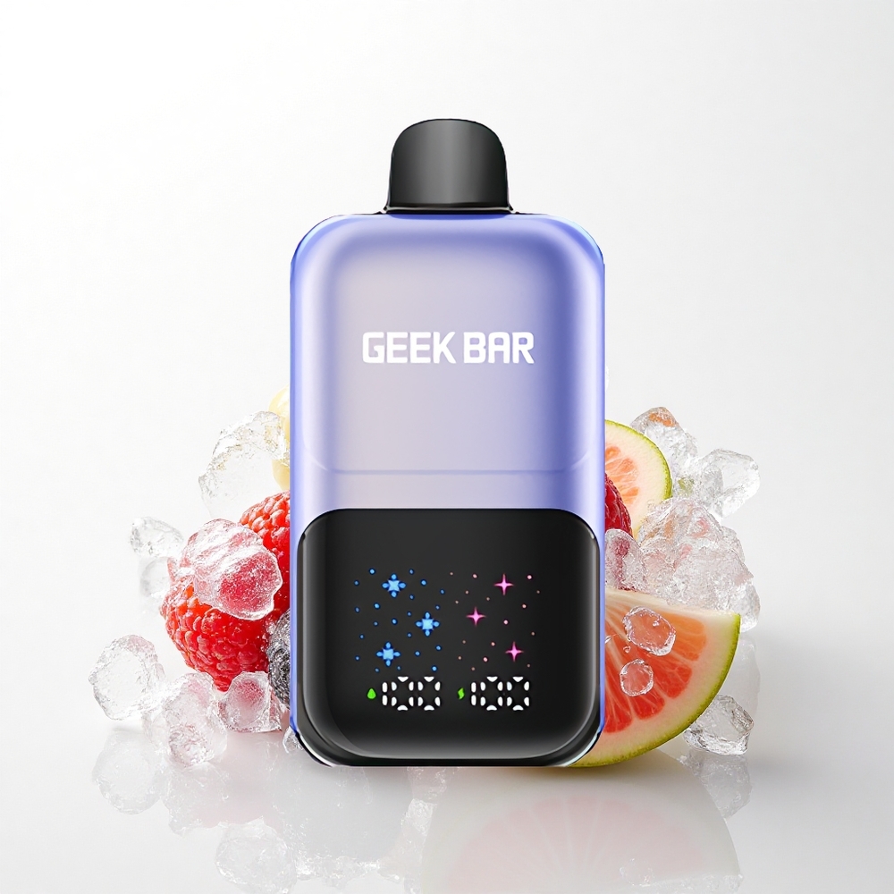 GEEK BAR 2GO 20ml 50000 Puffs Blandede Bær Is med 5% nikotin og 20mL kapacitet