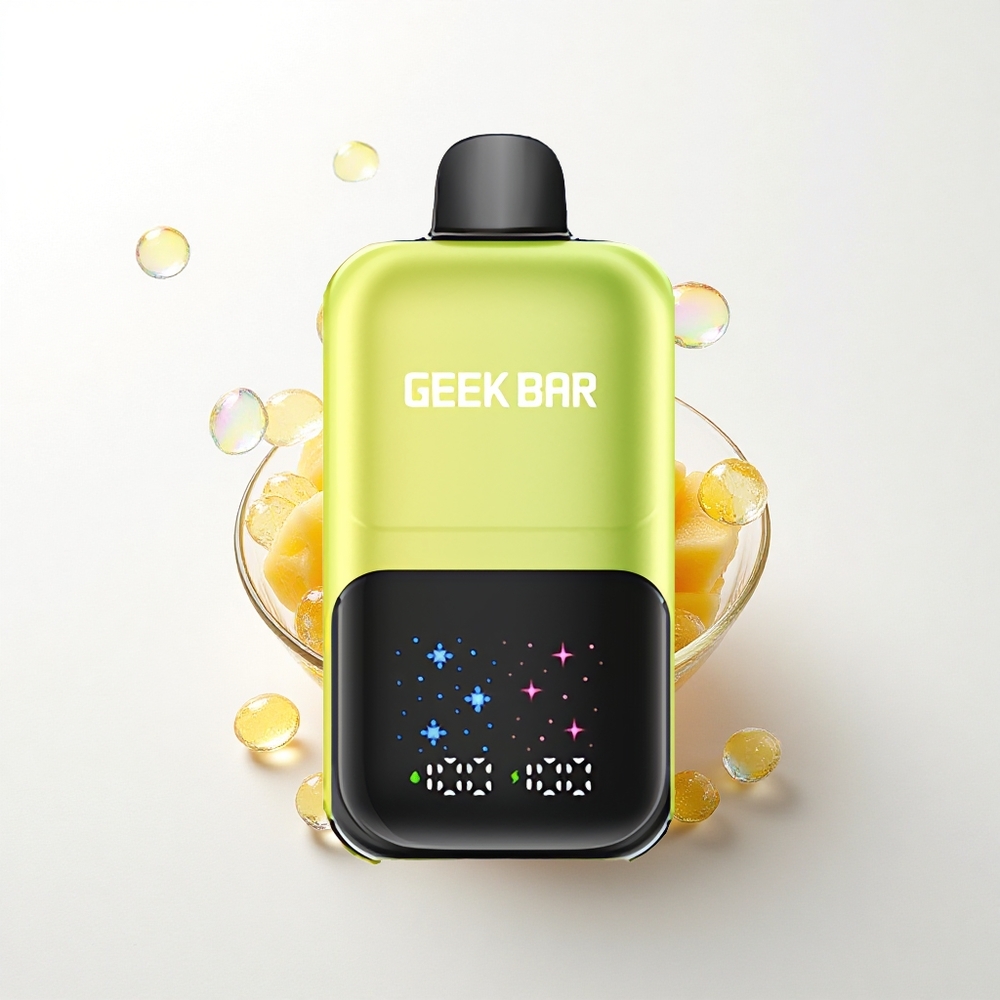 GEEK BAR 2GO 20ml 50000 Puffs Danmarks Mango Is med Justerbar Smag/Kølighed og 5% Nikotin