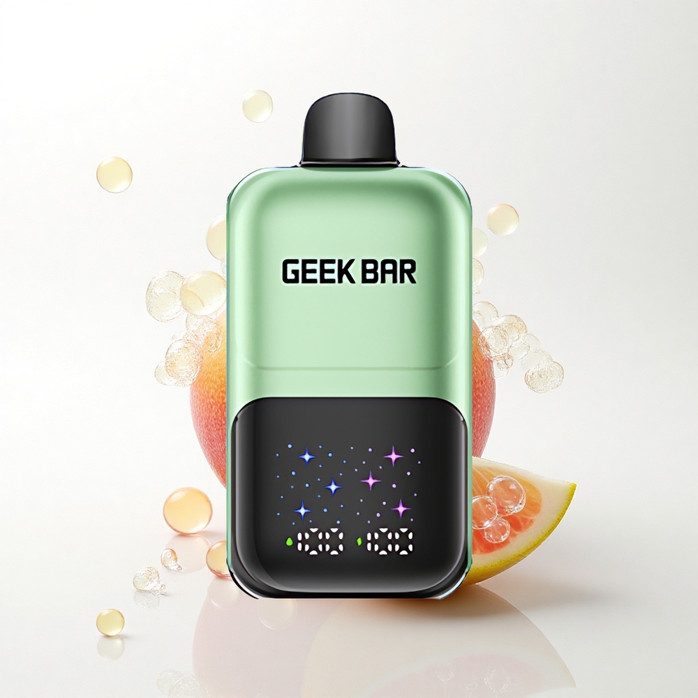 GEEK BAR 2GO 20ml 50000 Puffs Dobbelt Æble A&B med 3-niveaus smagsjustering og 20mL kapacitet