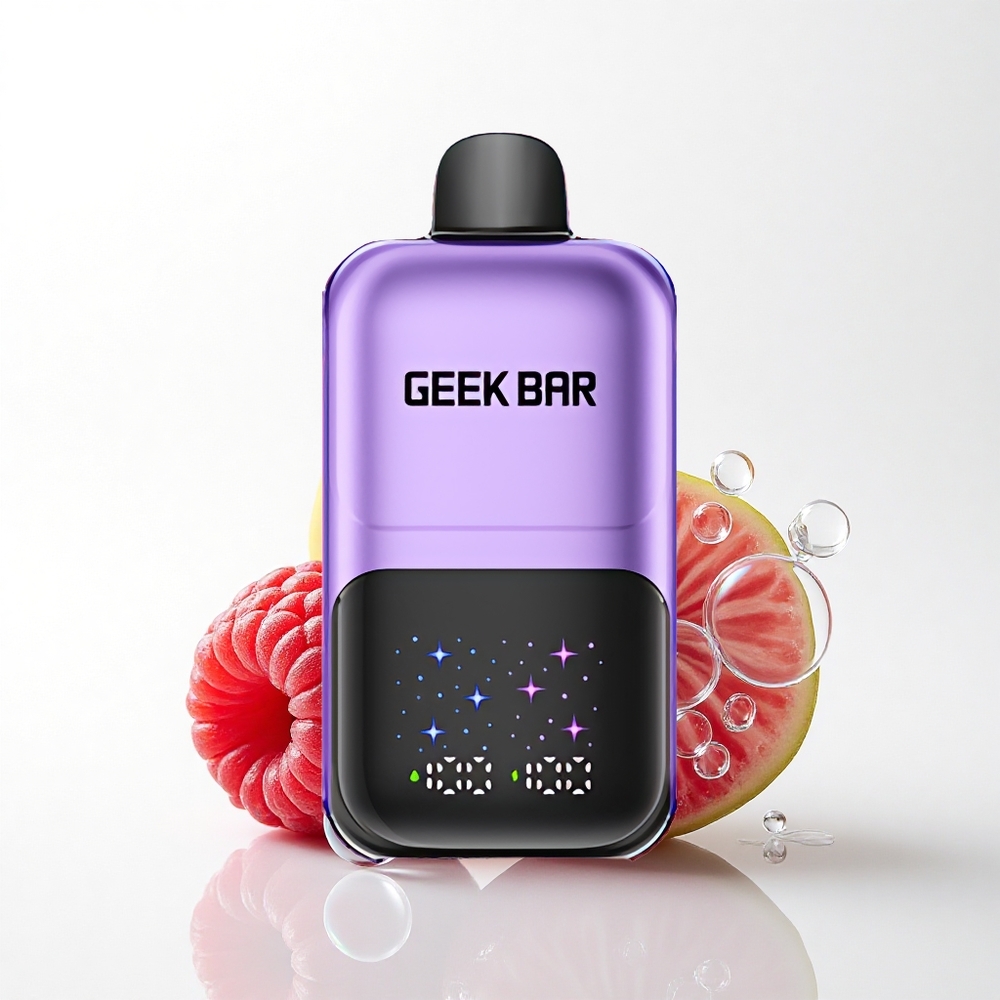GEEK BAR 2GO 20ml 50000 Puffs Vin & Hindbær 20mL 5% nikotin opladbar