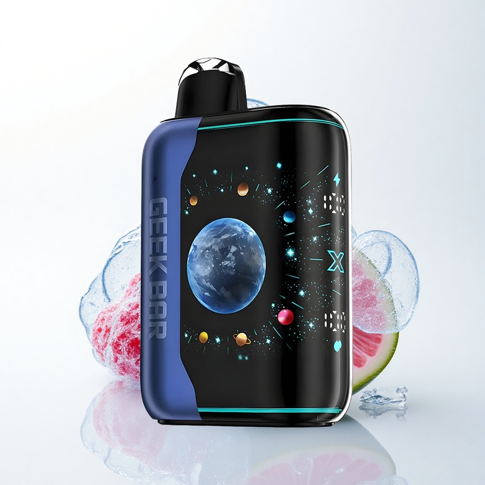 GEEK BAR Platinum Edition 25000 Puffs Blå Hindbær Is med 2% nikotin og 20mL e-væske