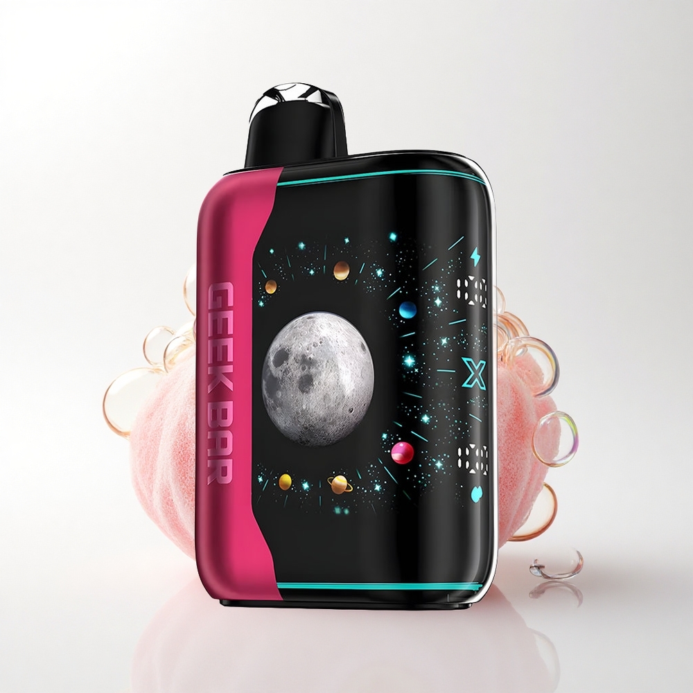 GEEK BAR Platinum Edition 25000 Puffs Sur Lyserød Støv med 20mL e-væske og 2% nikotin